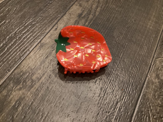 Strawberry claw clip